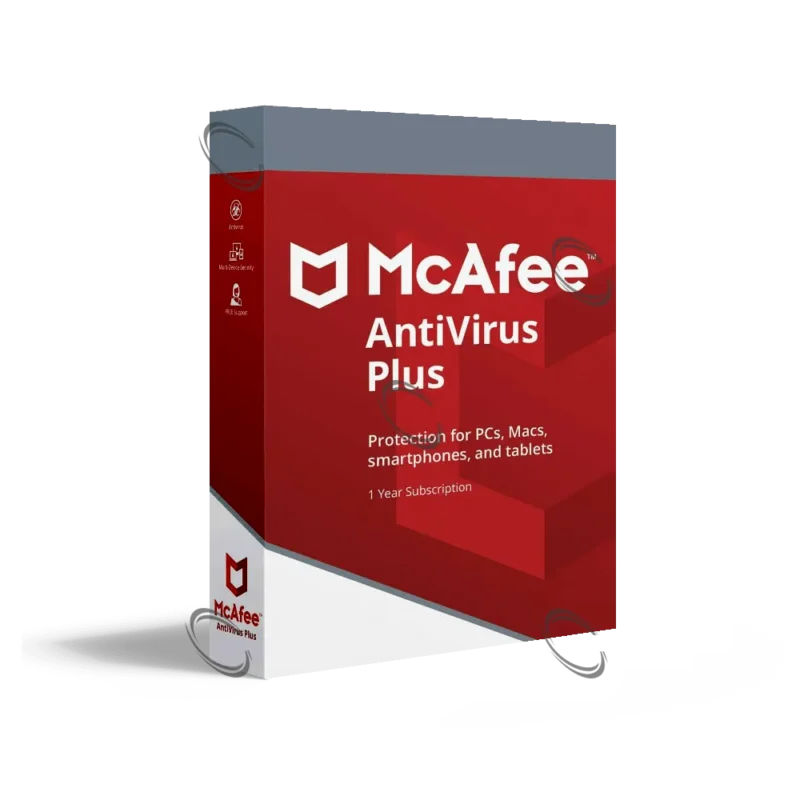 McAfee Antivirus Plus Bind License Unlimited/10 Devices 1 Year Panel