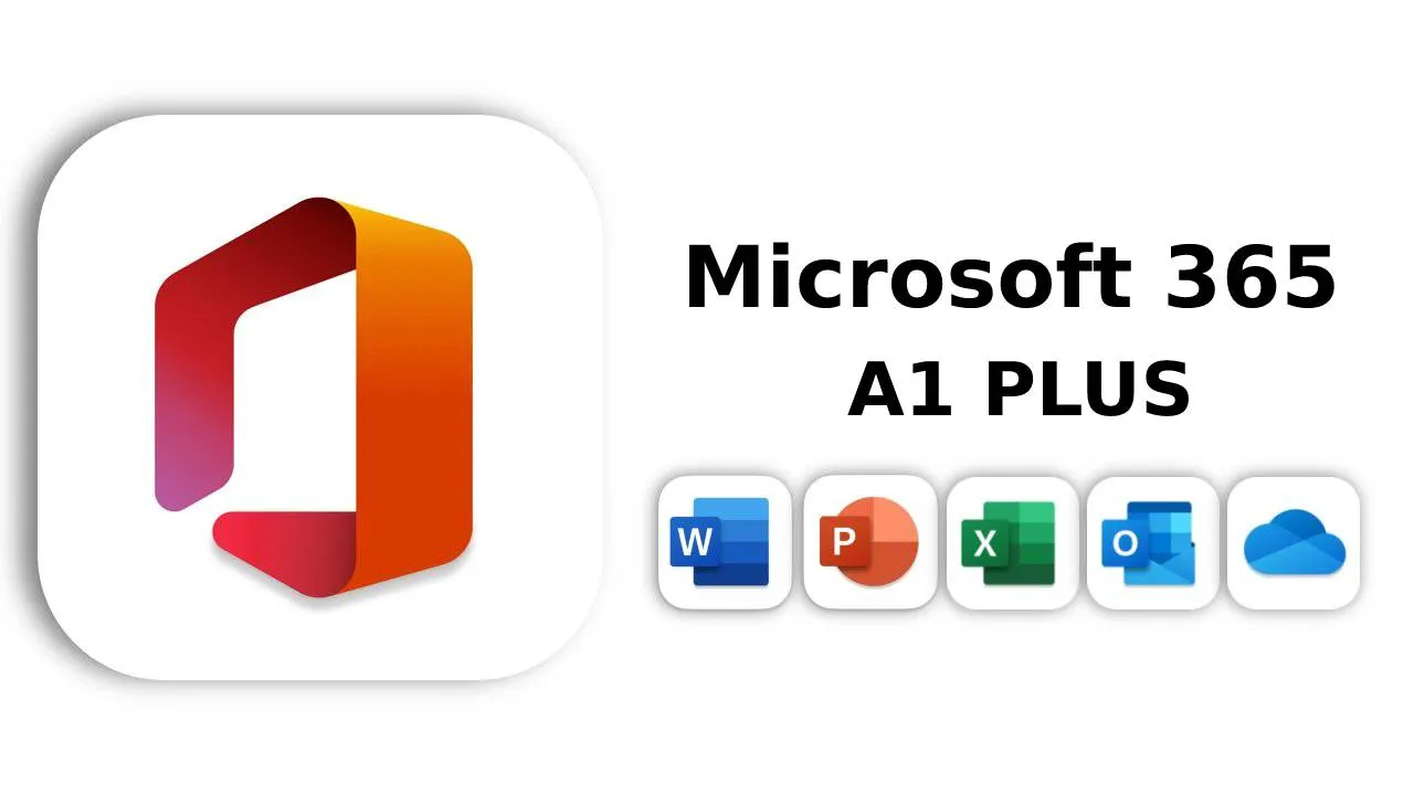 Office 365 A1 Plus 5 PC/Mac 100GB (OneDrive Storage) Lifetime
